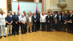 21 May 2018 The Chairman of the Committee on the Diaspora and Serbs in the Region with the representatives of Serbian associations from the Federation of Bosnia and Herzegovina